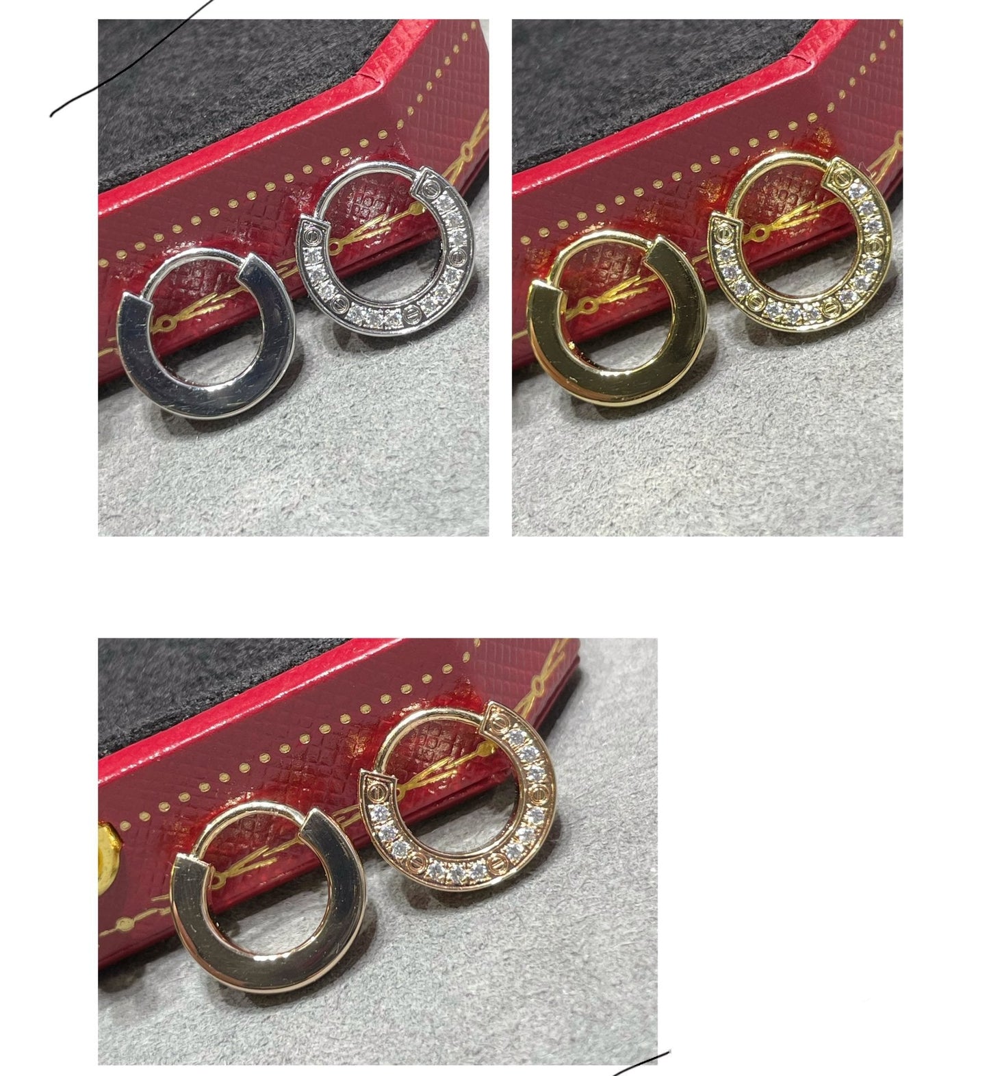 [Violet JW]LOVE DIAMOND EARRINGS