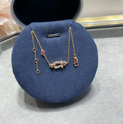 [Violet JW]FORCE 10 DIAMOND CHAIN LINK PINK GOLD BRACELET