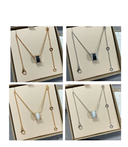 [Violet JW]ZERO 1 DIAMOND CERAMIC NECKLACE