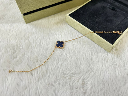 [Violet JW]CLOVER 1 MOTIF PIETERSITE BRACELET