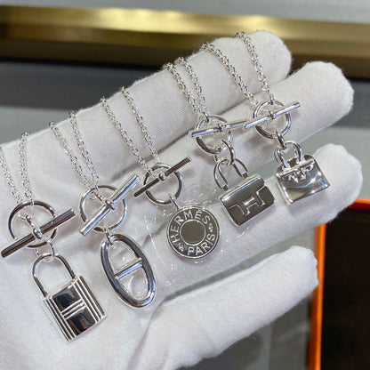 [Violet JW]CONSTANCE PEDANT SILVER NECKLACE