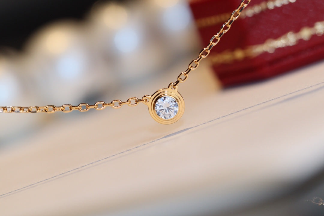 [Violet JW]DAMOUR DIAMOND NECKLACE