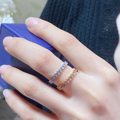 [Violet JW]BEE LOVE DIAMOND PAVED SMALL RING