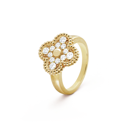 [Violet JW]CLOVER DIAMOND RING