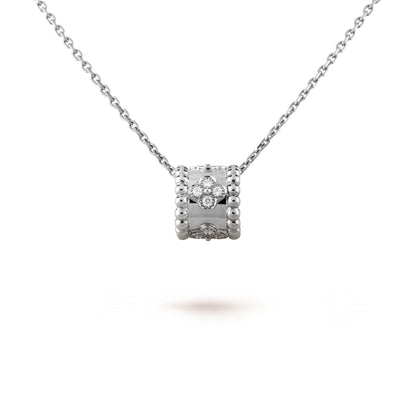 [Violet JW]PERLEE PEDANT SIVLER DIAMOND NECKLACE