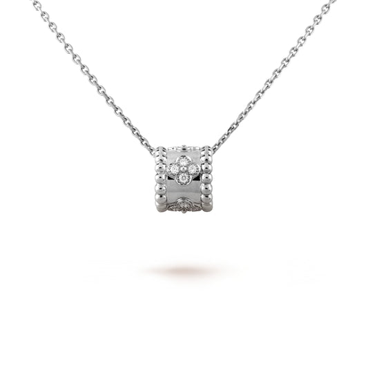 [Violet JW]PERLEE PEDANT SIVLER DIAMOND NECKLACE