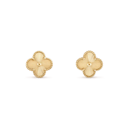 [Violet JW]CLOVER MINI 9.5MM LASER EARRINGS