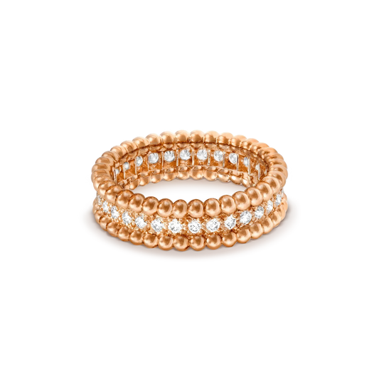 [Violet JW]PERLEE DIAMOND ROSE GOLD RING