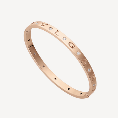 [Violet JW]ZERO 1 PINK GOLD 12 DIAMONDS BRACELET