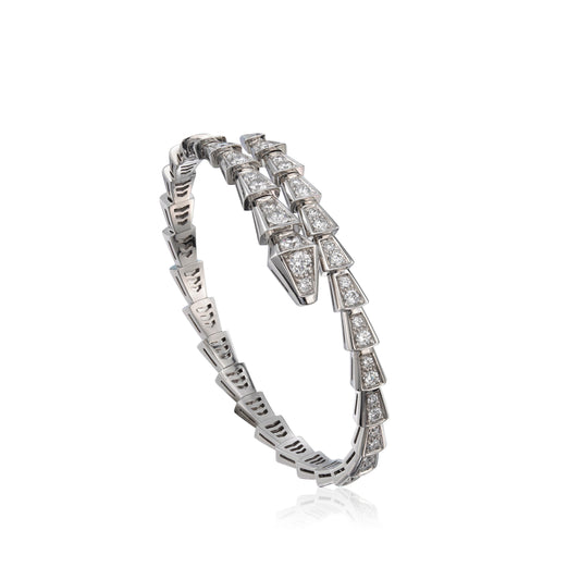 [Violet JW]SERPENTI BRACELET 6MM SILVER DIAMOND