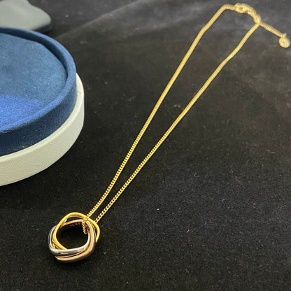 [Violet JW]TRINITY NECKLACE GOLD SMALL MODEL