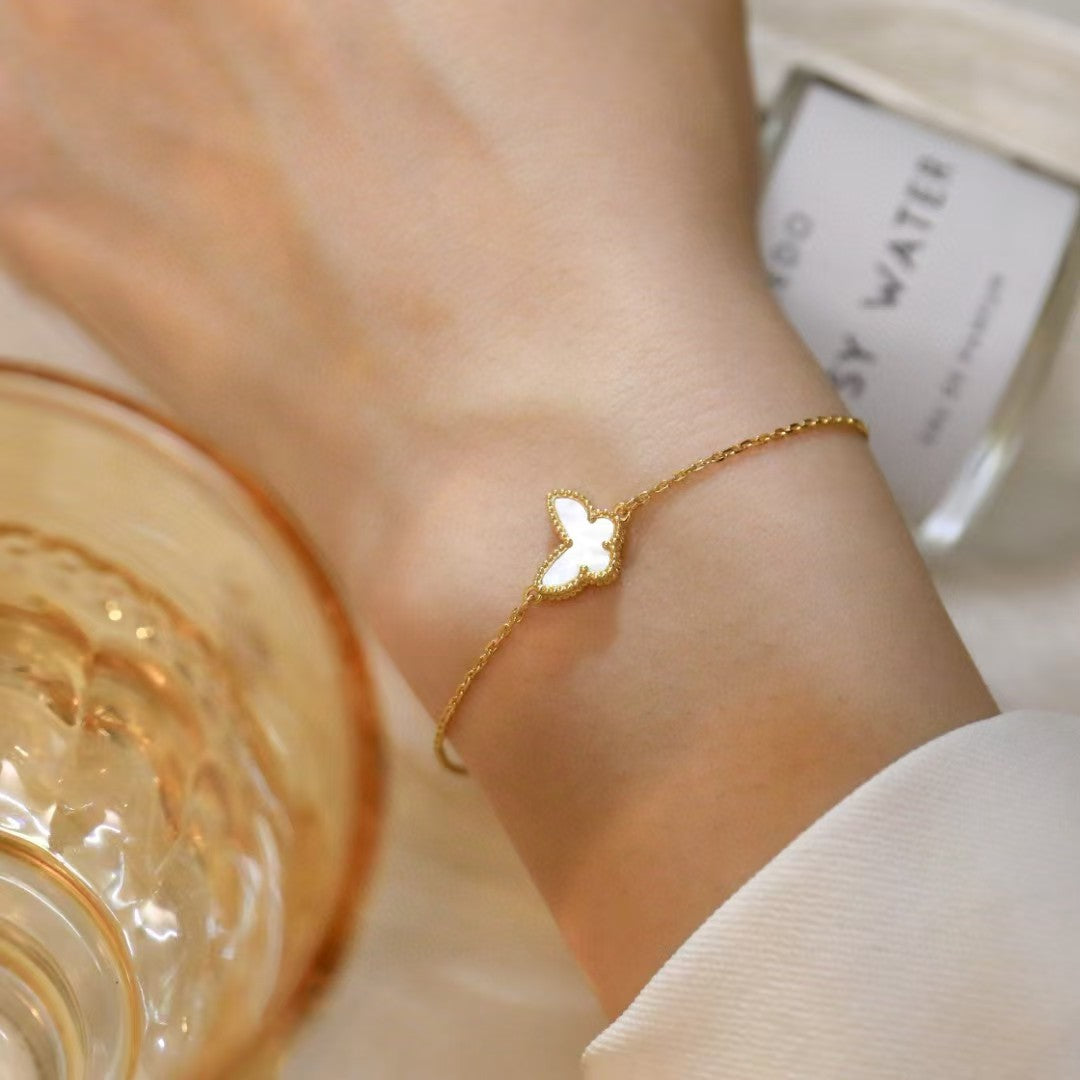 [Violet JW]BUTTERFLY MOTHER OF PEARL BUTTERFLY BRACELET
