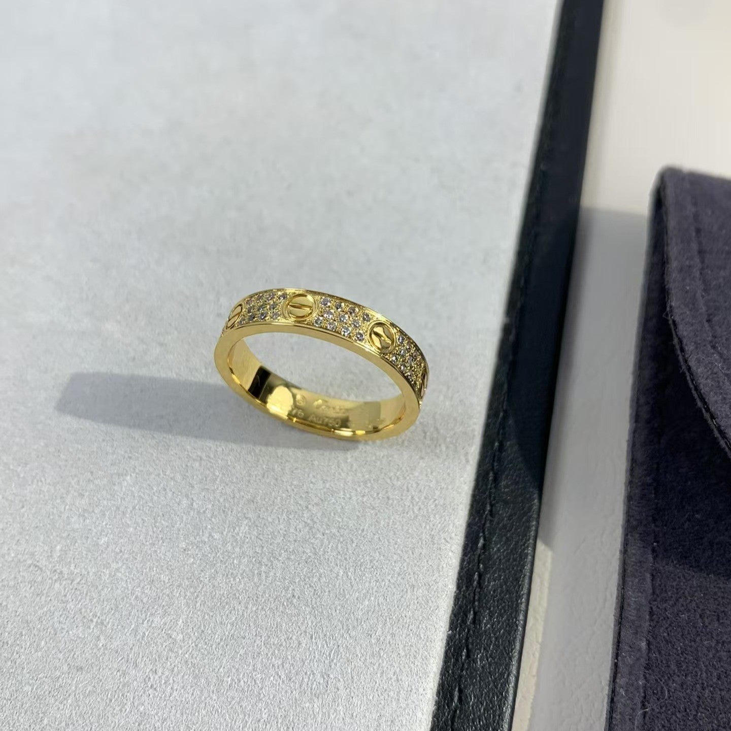 [Violet JW]LOVE RING 3.6MM DIAMOND PAVED