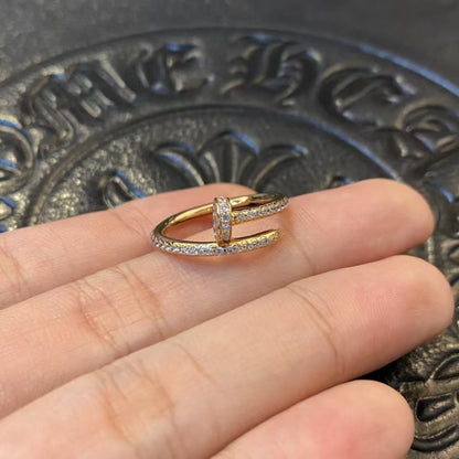 [Violet JW]JUSTE RING 1.8MM GOLD DIAMONDS