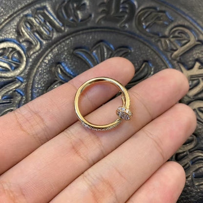 [Violet JW]JUSTE RING 1.8MM GOLD DIAMONDS