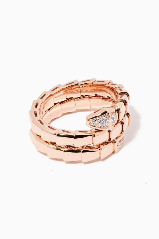 [Violet JW]SERPENTS DOUBLE ROW DIAMOND RING