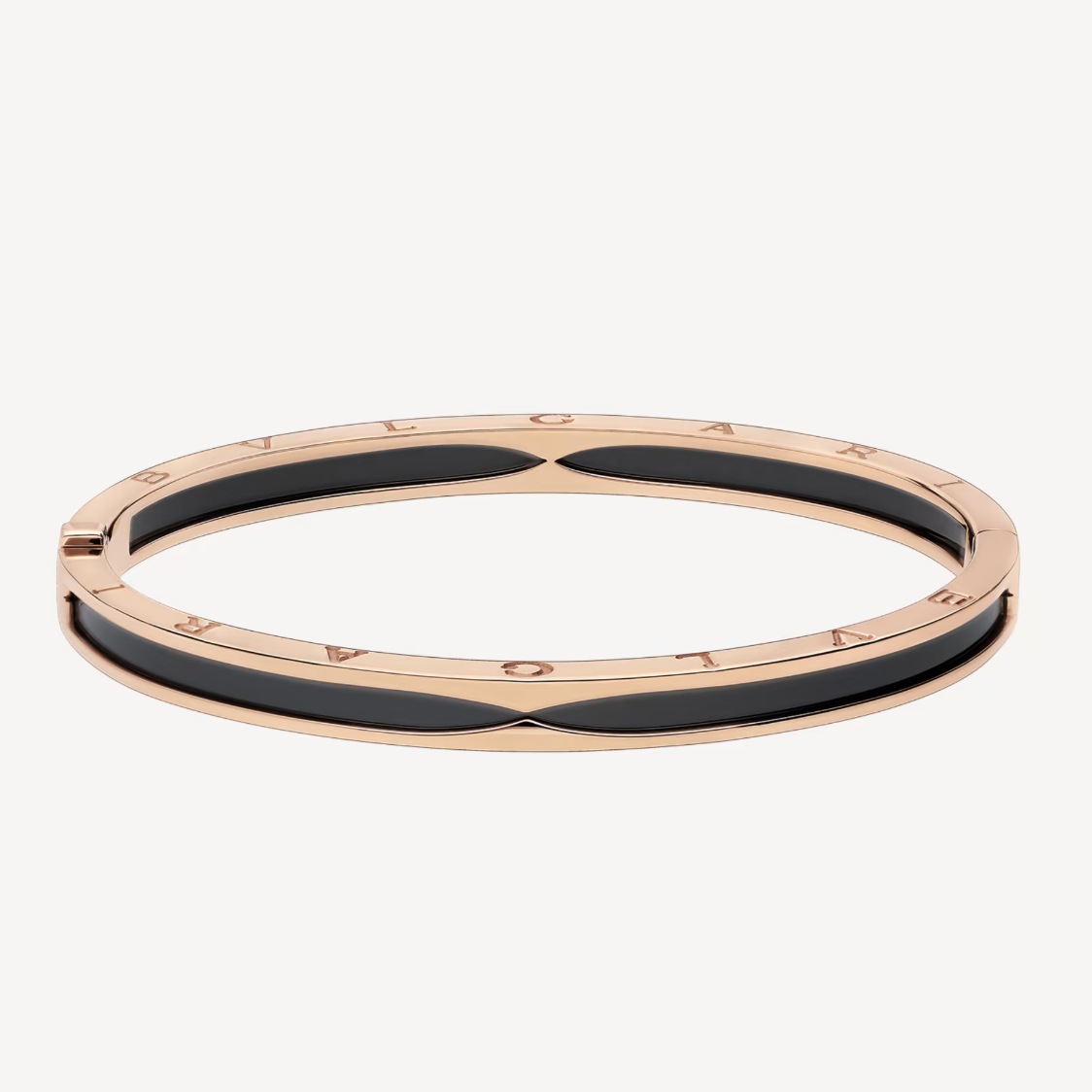 [Violet JW]ZERO 1 PINK GOLD WITH BLACK CERAMIC BRACELET