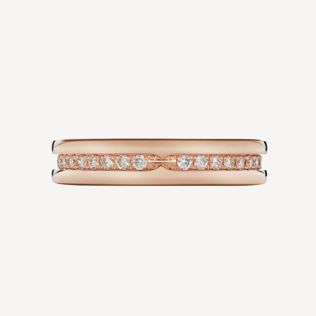 [Violet JW]ZERO 1 ONE-BAND PAVED DIAMONDS ON THE SPIRAL RING