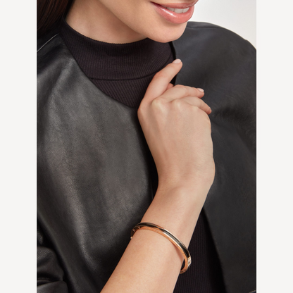 [Violet JW]ZERO 1 PINK GOLD WITH BLACK CERAMIC BRACELET