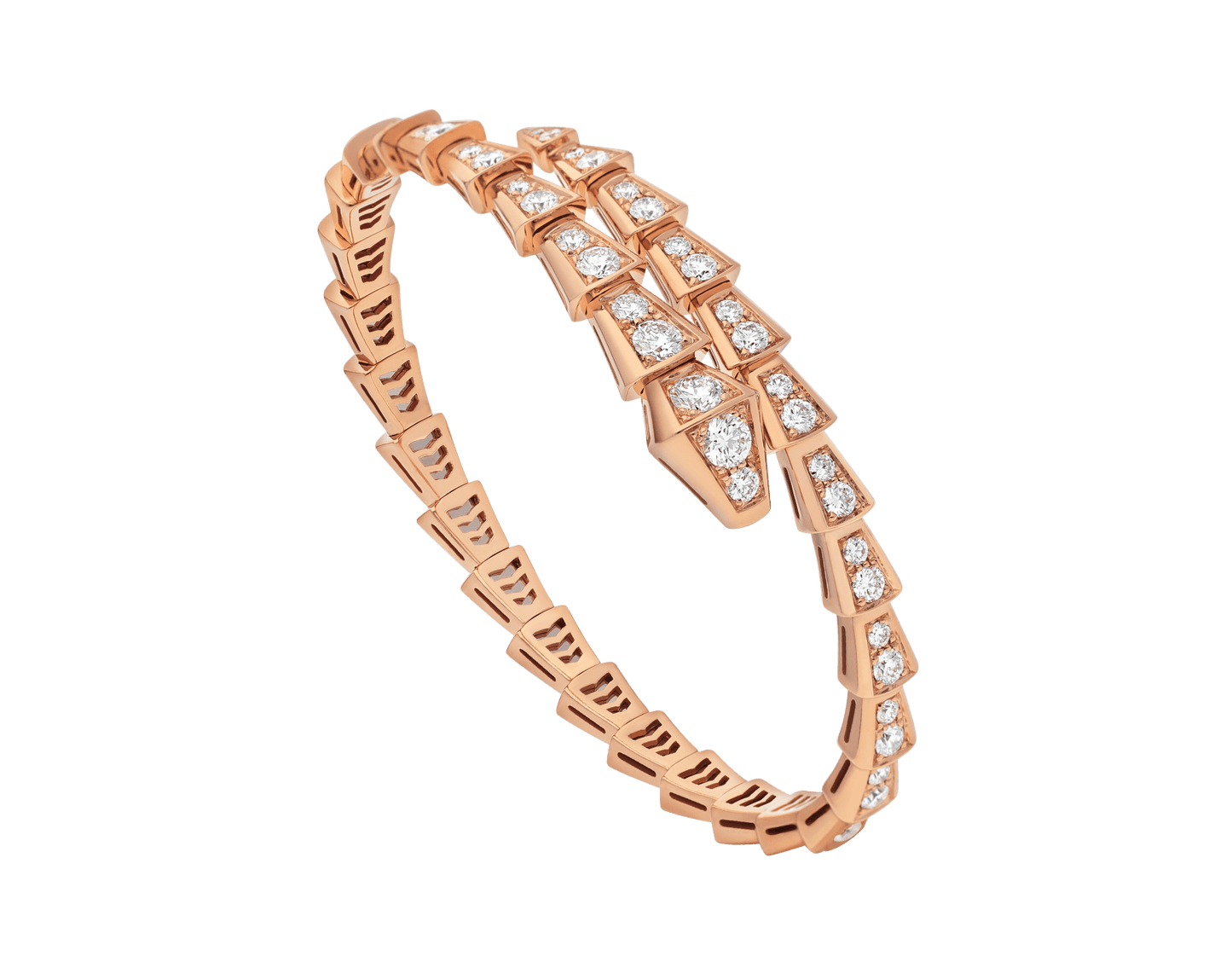 [Violet JW]SERPENTI BRACELET 6.8MM PINK GOLD DIAMOND