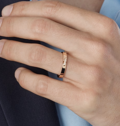 [Violet JW]ALLIANCE LIENS VIDENCE DIAMOND 3MM RING