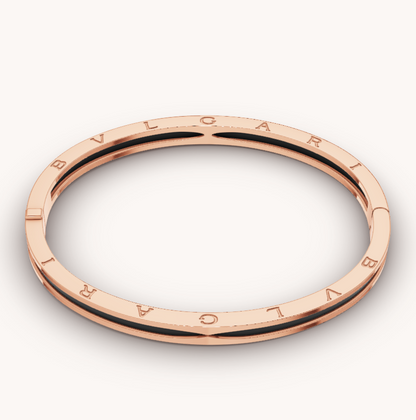 [Violet JW]ZERO 1 PINK GOLD WITH BLACK CERAMIC BRACELET