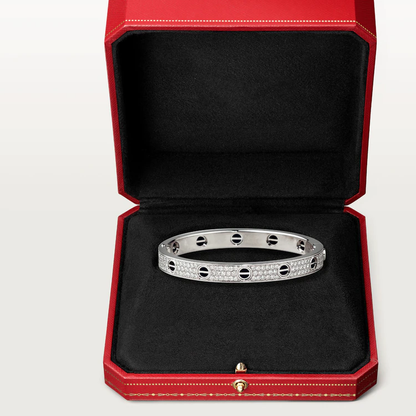 [Violet JW]LOVE BRACELET 6.1MM DIAMOND-PAVED CERAMIC
