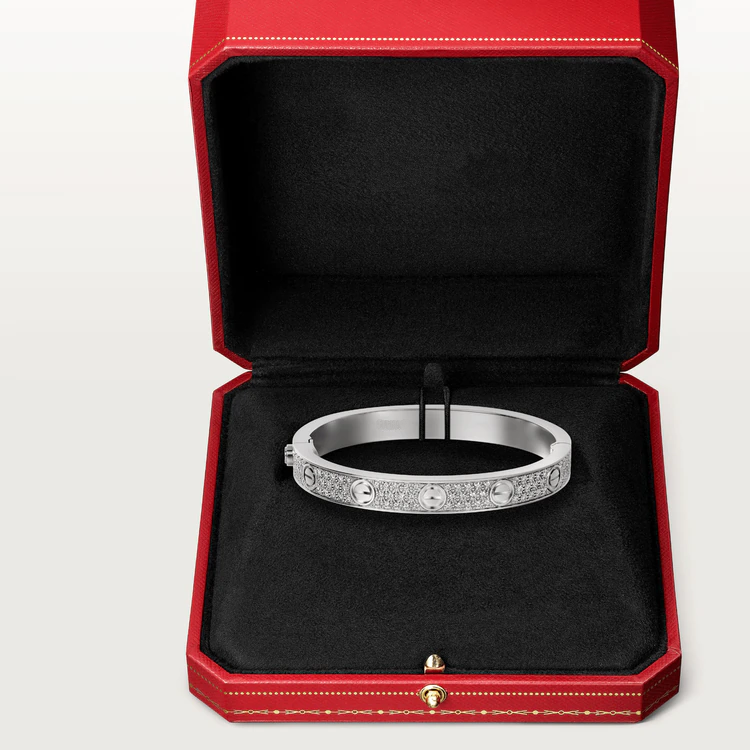 [Violet JW]LOVE BRACELET 6.1MM DIAMOND-PAVED