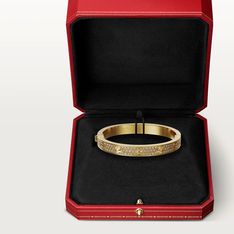 [Violet JW]LOVE BRACELET 6.1MM DIAMOND-PAVED