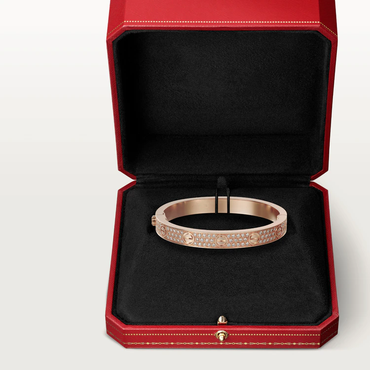 [Violet JW]LOVE BRACELET 6.1MM DIAMOND-PAVED