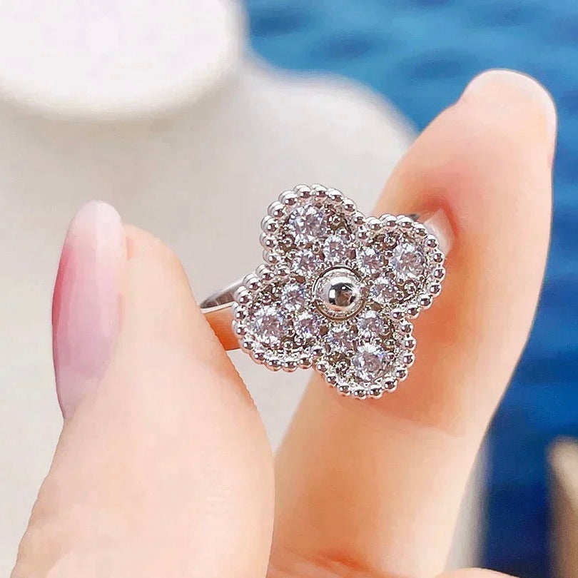 [Violet JW]CLOVER DIAMOND RING