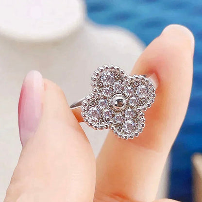 [Violet JW]CLOVER DIAMOND RING