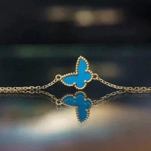 [Violet JW]BUTTERFLY TURQUOISE BUTTERFLY BRACELET