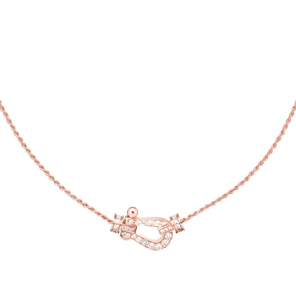 [Violet JW]FORCE 10 PINK GOLD DIAMOND NECKLACE