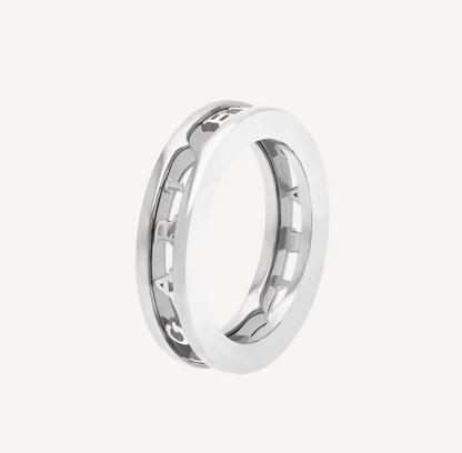 [Violet JW]ZERO 1 ONE-BAND WITH OPENWORK LOGO SPIRAL RING