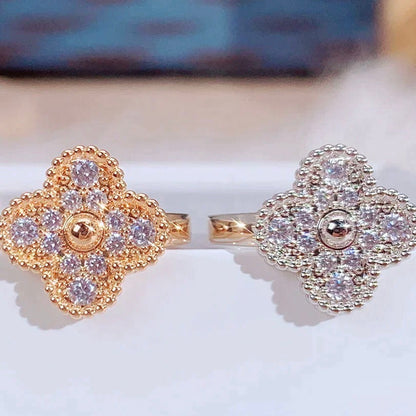 [Violet JW]CLOVER DIAMOND RING