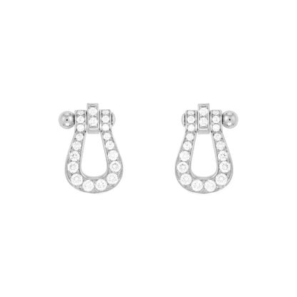 [Violet JW]FORCE 10 FULL DIAMOND STUD EARRINGS MINI MODEL