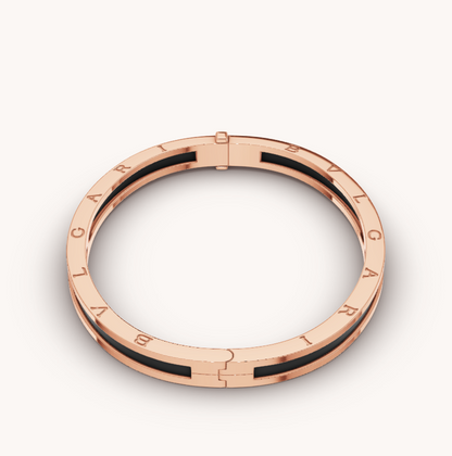 [Violet JW]ZERO 1 PINK GOLD WITH BLACK CERAMIC BRACELET