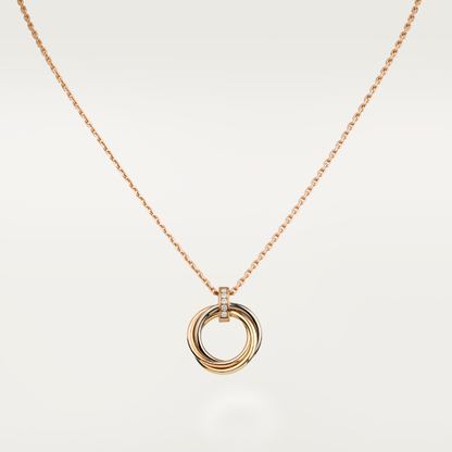 [Violet JW]TRINITY NECKLACE GOLD  DIAMONDS