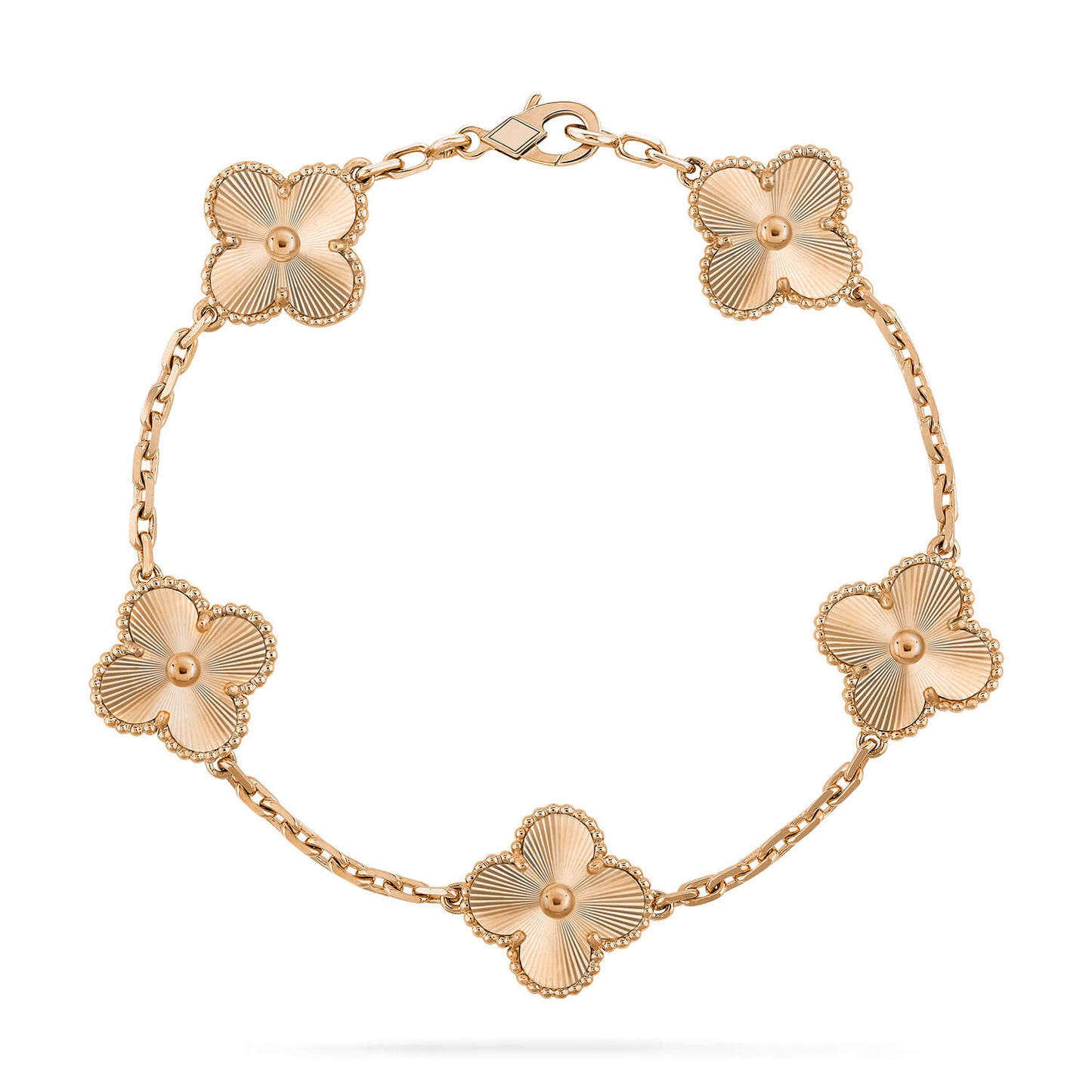 [Violet JW]CLOVER 5 FLOWERS LASER BRACELET