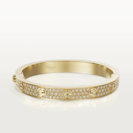 [Violet JW]LOVE BRACELET 6.1MM DIAMOND-PAVED