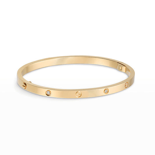 [Violet JW]LOVE BRACELET 3.65MM 6 DIAMONDS