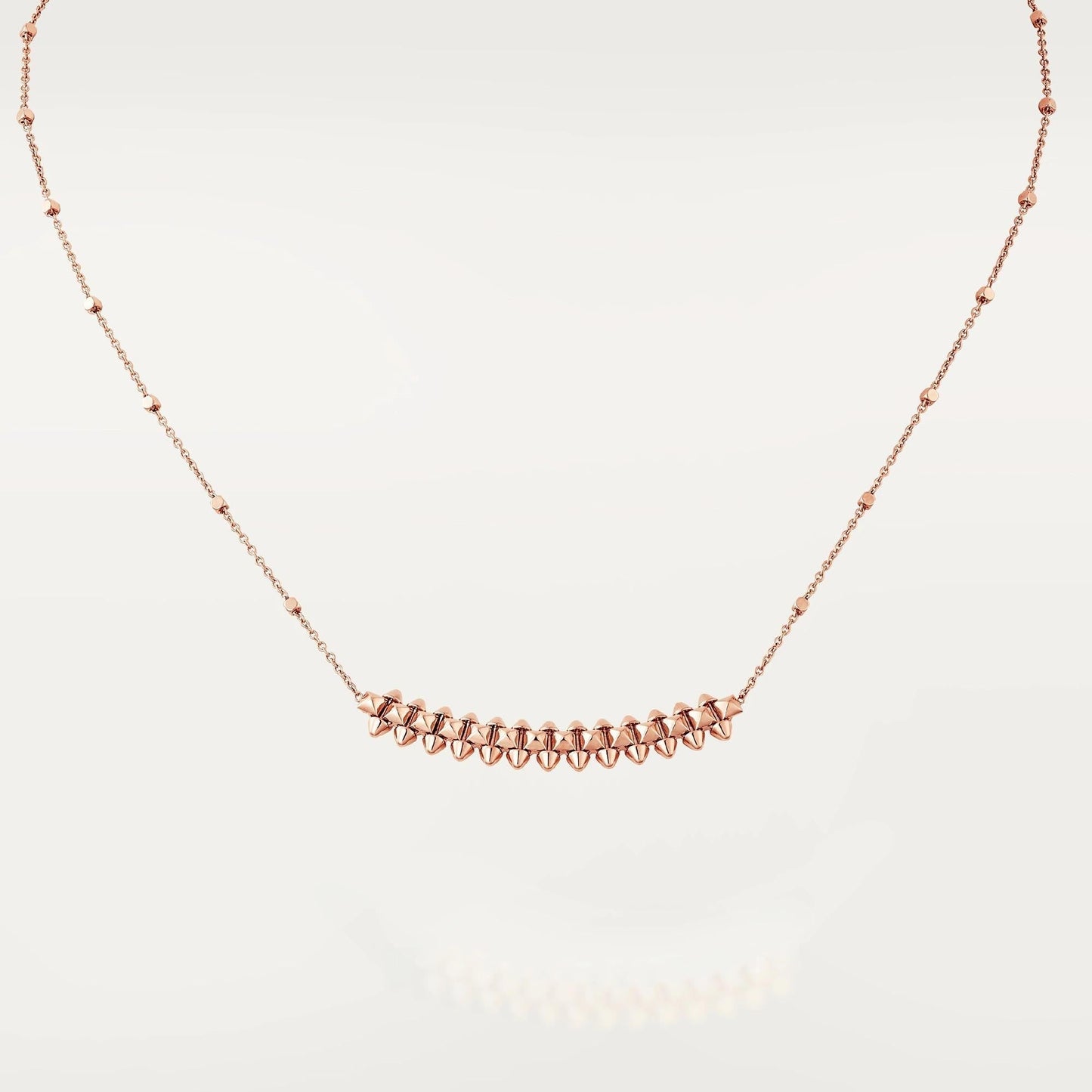 [Violet JW]CLASH PINK GOLD NECKLACE