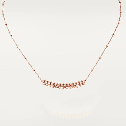 [Violet JW]CLASH PINK GOLD NECKLACE