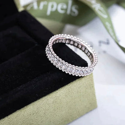 [Violet JW]PERLEE DIAMOND SILVER RING