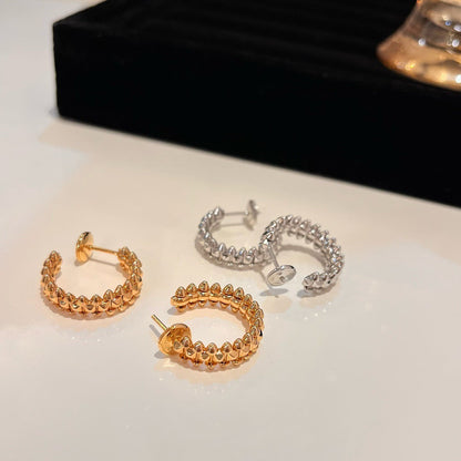 [Violet JW]CLASH SMALL HOOP EARRINGS