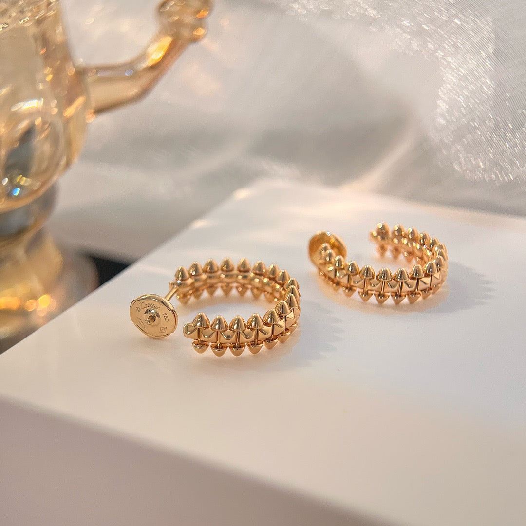 [Violet JW]CLASH SMALL HOOP EARRINGS