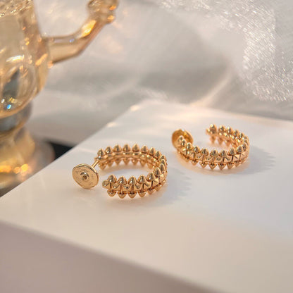 [Violet JW]CLASH SMALL HOOP EARRINGS