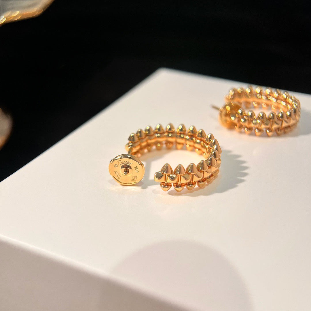 [Violet JW]CLASH SMALL HOOP EARRINGS