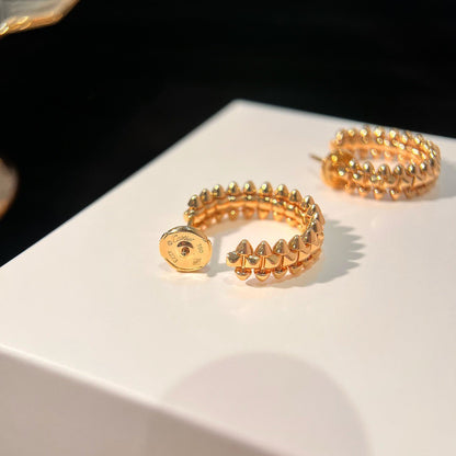 [Violet JW]CLASH SMALL HOOP EARRINGS